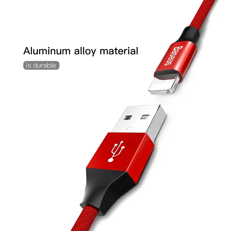 USB-A uz Lightning kabelis Baseus Yiven 1.8 m Photo 7