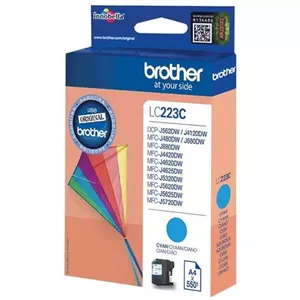 Kārtridžs Print4you Brother LC223C Zils
