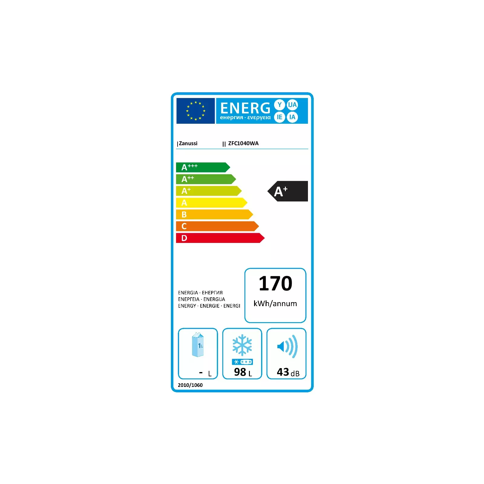 ZANUSSI ZFC1040WA Photo 2