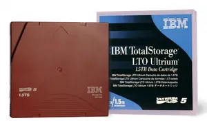 IBM LTO-5 Ultrium blank data tape 46X1290 with 1.5 TB native capacity