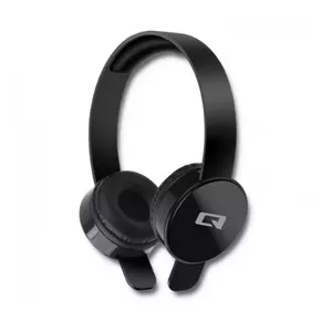 Наушники QOLTEC 50817 — проводные с оголовьем, окружного типа, 20–22000 Гц, кабель 1,2 м, чёрные