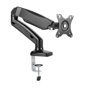 Monitor Desk Mount ICY BOX IB-MS303-T — clamp, for 32" (81.3 cm), up to 6.5 kg, VESA 75x75–100x100, black