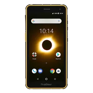 RugGear RG650 Smartphone Android 8.1 4G Dual SIM 2 GB RAM 16 GB Storage 5.5 Inch 720 x 1440 Pixels MediaTek MTK6739WW Processor 4200 mAh Battery IP68 Black and Yellow