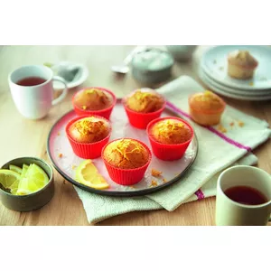 7 silicone muffin cups to enjoy different baking dishes