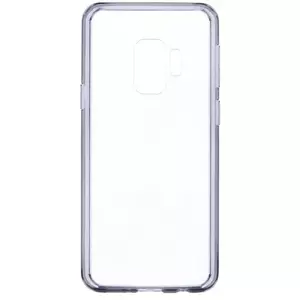 Devia Shockproof Silicone Back Case For Samsung G965 Galaxy S9 Plus Transparent - Black