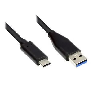 USB кабель EXSYS EX-K1584-5.0 USB 3.2 Gen 1 5 м USB A USB C Черный