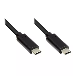 USB kabelis EXSYS EX-K1585-1.0 USB 3.2 Gen 1 1m USB C melns