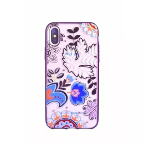 Чехол Devia для iPhone X — Crystal Blossom, розовое золото, прозрачная задняя панель, тонкий
