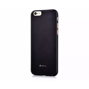 Protective phone case Devia Jelly Slim for iPhone 7 — Brown, slim transparent soft cover