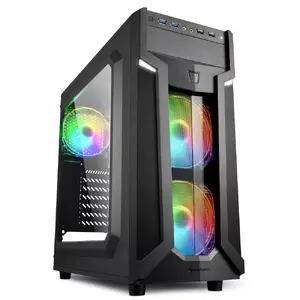 PC case Sharkoon VG6-W RGB Midi Tower Black