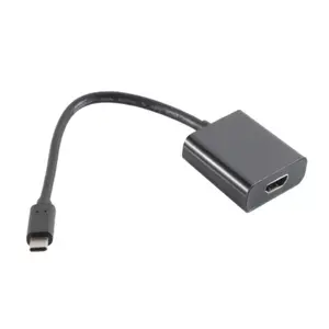 Адаптер видеокабеля S/CONN 14-05005 USB Type-C на HDMI Type A черный