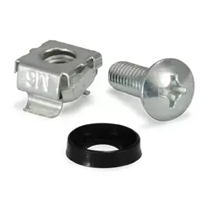 Cage Nut and Screw Set Equip M6 20 Sets