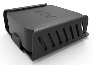 Compulocks Apple TV Security Mount for 4K 1st and 2nd Generation 2018-2021 Black