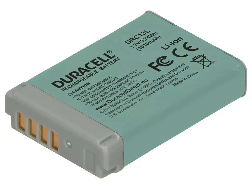 Kameru akumulators Duracell NB-13L aizvietojums Photo 3