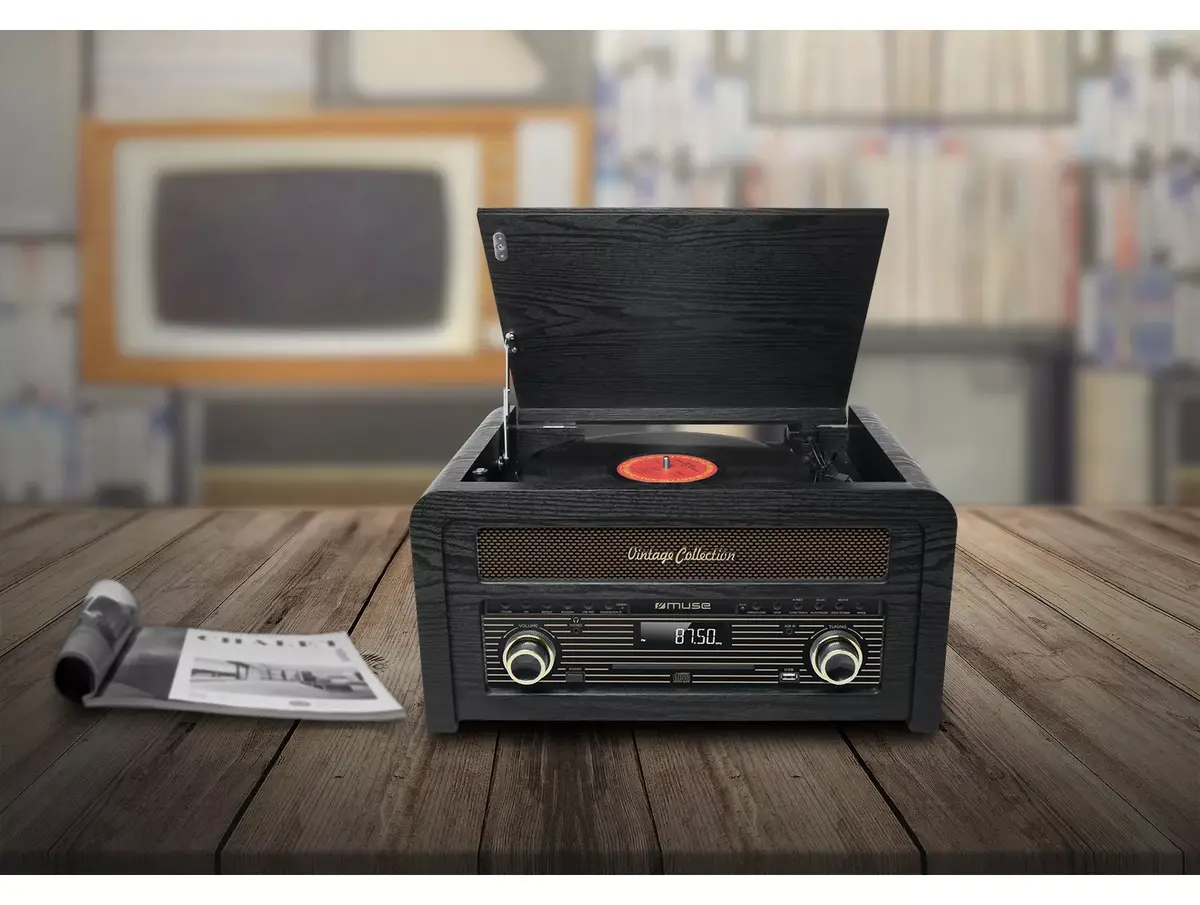 Platēta atskaņotājs muse MT-115 W — 33/45/78 RPM Photo 2