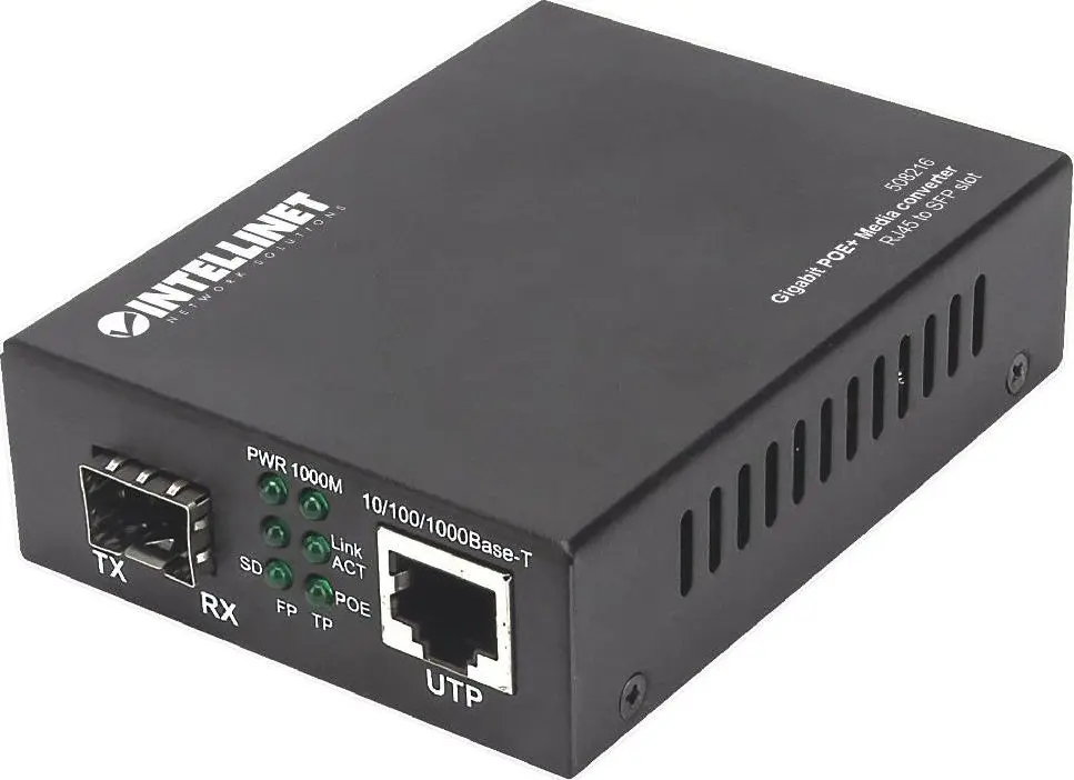 Медиа конвертер Intellinet Gigabit PoE+ 508216 Photo 9