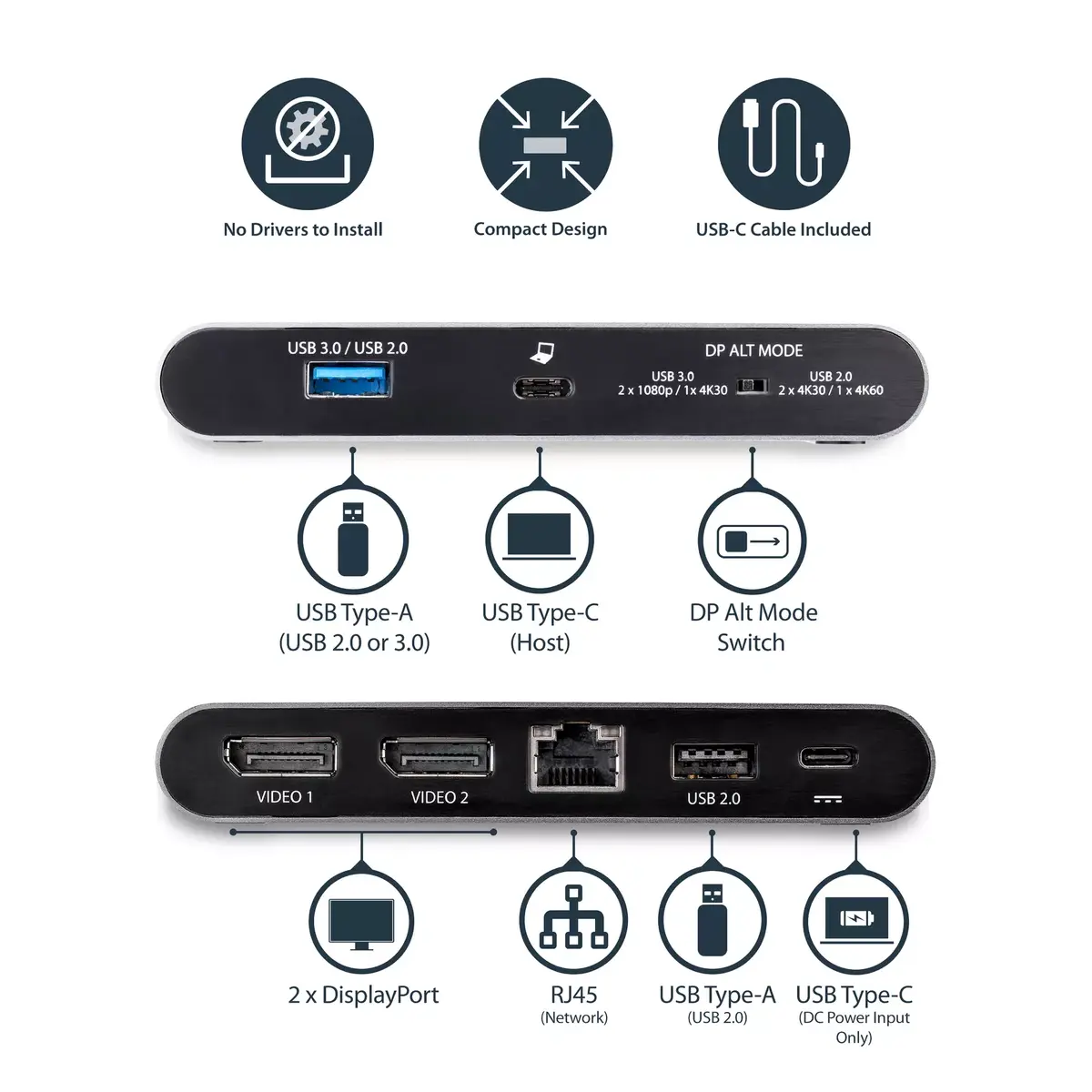 USB C Dock StarTech.com DK30C2DAGPD Photo 7