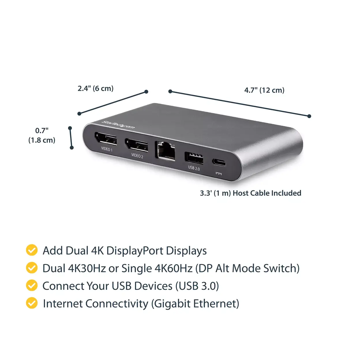USB C Dock StarTech.com DK30C2DAGPD Photo 12