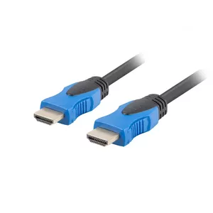 HDMI cable LANBERG CA-HDMI-20CU-0075-BK — 7.5 m, HDMI 2.0, 18 Gbit/s, 4K 60Hz, 144 Hz max, ARC, Ethernet