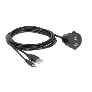 USB kabelis DeLOCK 85719 2 m USB A Melns