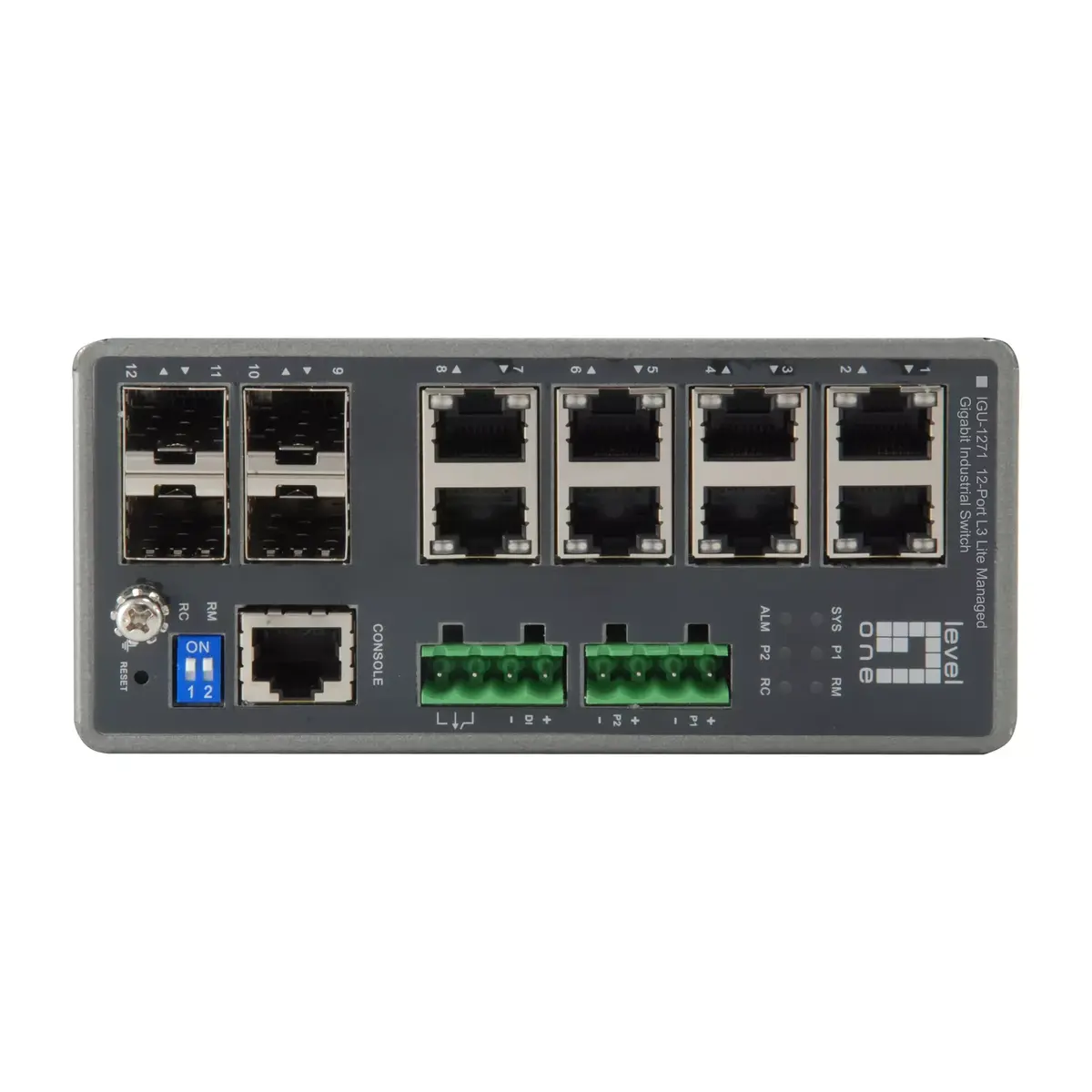Managed Switch LevelOne TURING 12-Port L3 Lite Photo 2