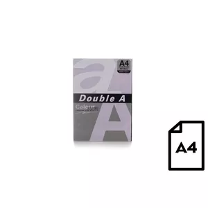 Цветная бумага Double A, 80 г, A4, 500 листов, Levender