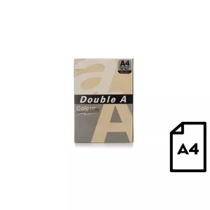 Цветная бумага Double A, 80 г, A4, 500 листов, старая роза