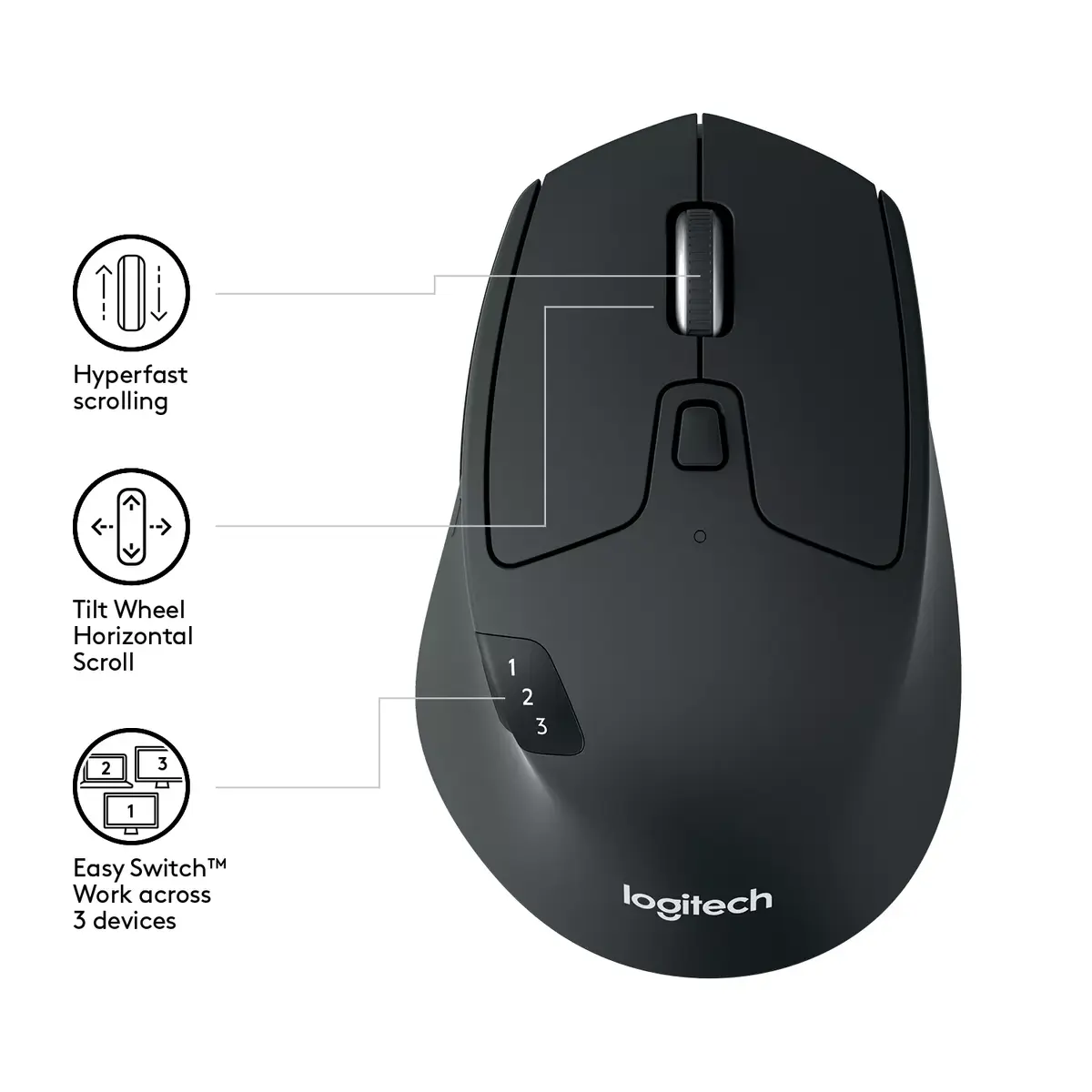 Pele Logitech M720 Triathlon Photo 4