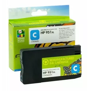 Cartridge Compatible Static-Control Hewlett-Packard 951XL 1500ml Cyan