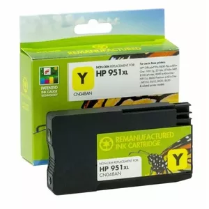 Compatible Static-Control Hewlett-Packard 951XL (CN048AE), Yellow, 1500 p.