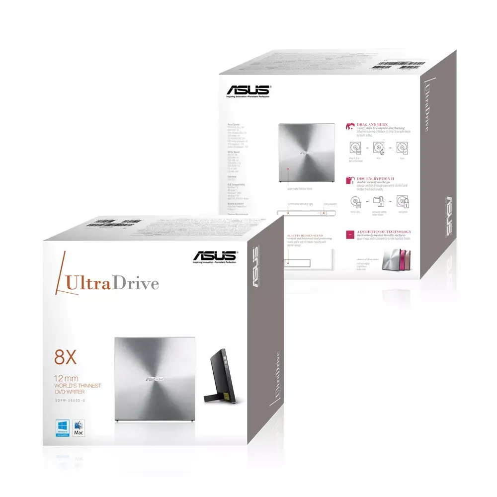 Optiskais disks ASUS SDRW-08U5S-U Photo 2