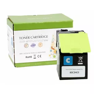 Toner Compatible Static-Control Lexmark 802HC 3000 p Cyan