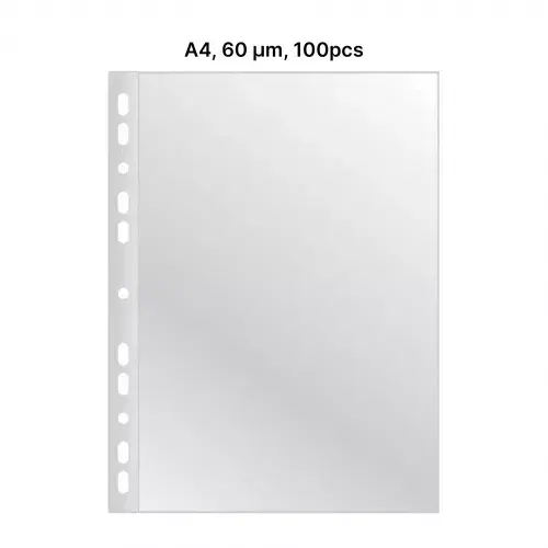 BCF Punched Pocket Cristal Clear A4 60 мкм Photo 2