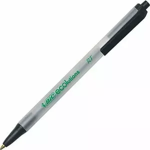 BIC Lodīšu pildspalvas ECO CLICSTIC BLACK 1,0 mm, melnas, 1 gab. 175884