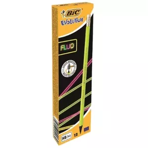 BIC Evolution Fluo HB 12 pcs