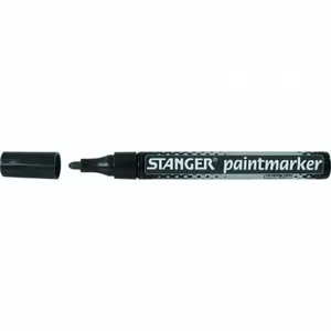 Krāsu marķieris Stanger 219011 melns 2–4 mm — krāsas marķieris, melna tinte, 2–4 mm galiņš