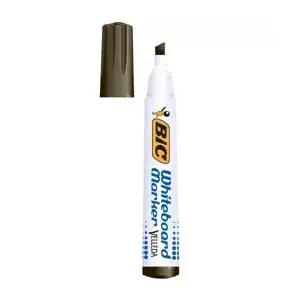 Balta tāfele marķieris BIC Velleda 1751 — melns, apaļš uzgalis