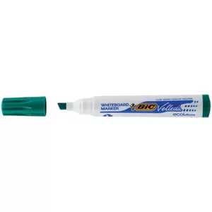 Marker BIC Velleda 1751, chisel tip, green ink, pack of 12