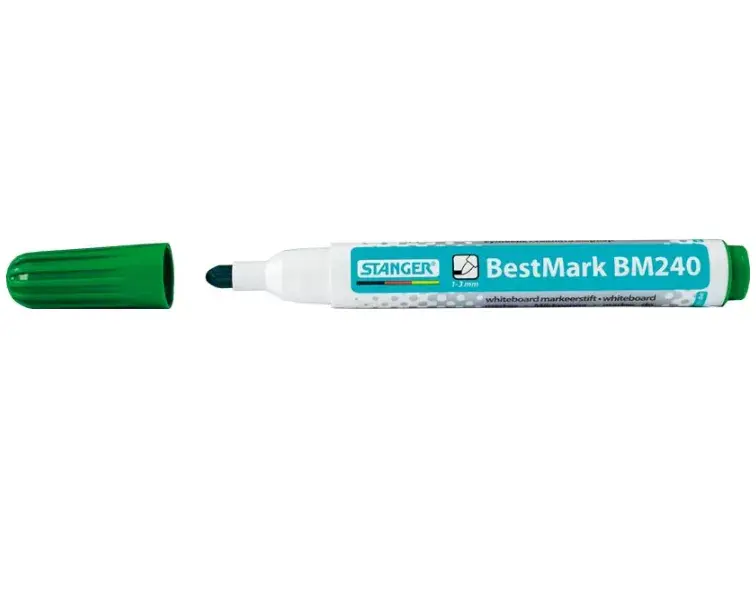 Stanger BM240 tāfeles marķieris zaļš apaļš