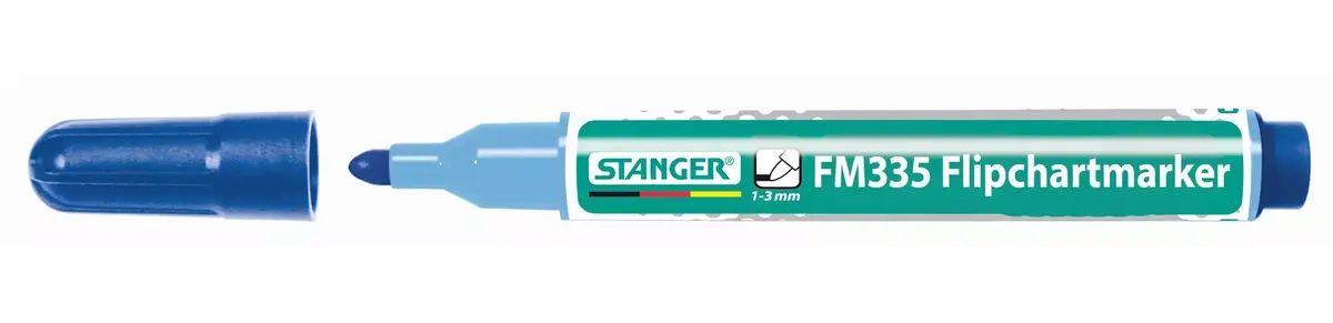 Stanger 713001 Marķieris 10 Gabali Zils