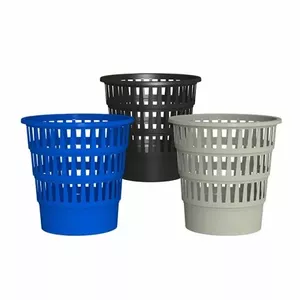 Waste bin BCF AD Class 217324 — mesh design, black finish