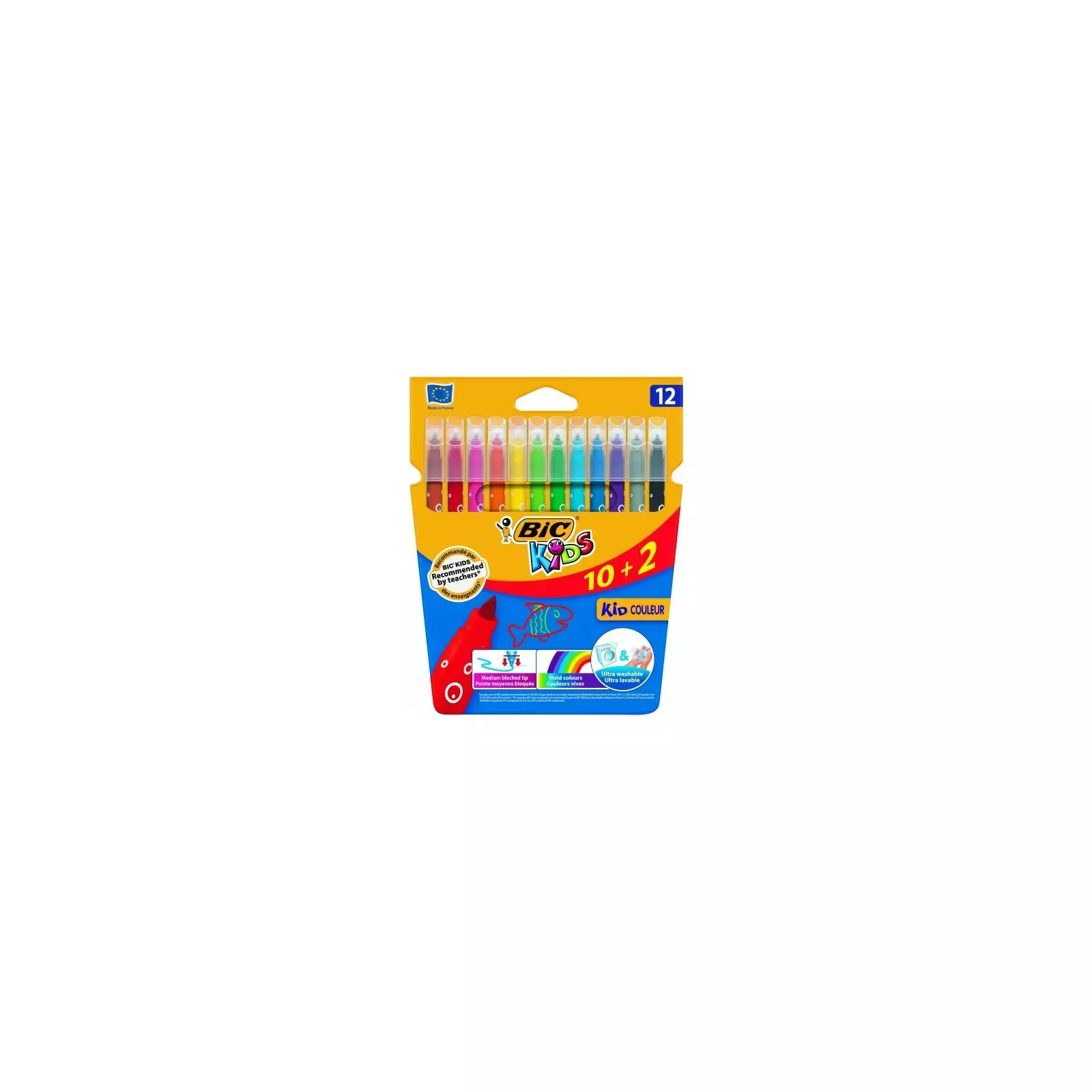 BIC Felt tip pens CF KID750 CBW10+2 EU 103226 