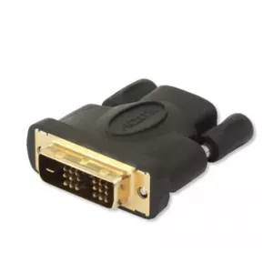 Techly IADAP-HDMI-651 kabeļu spraudņu pāreja DVI-D Melns