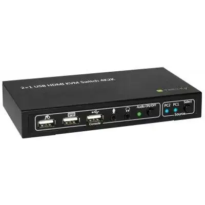 KVM slēdzis Techly IDATA-KVM-HDMI2U Photo 2