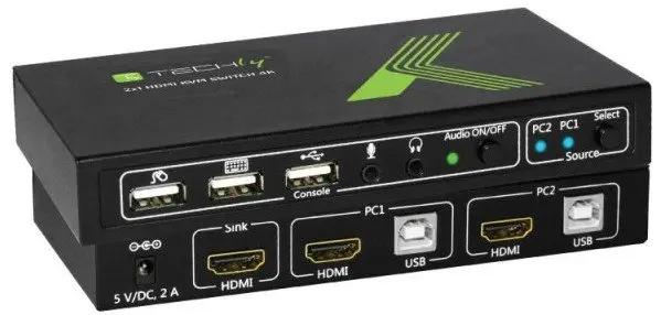 KVM slēdzis Techly IDATA-KVM-HDMI2U Photo 3