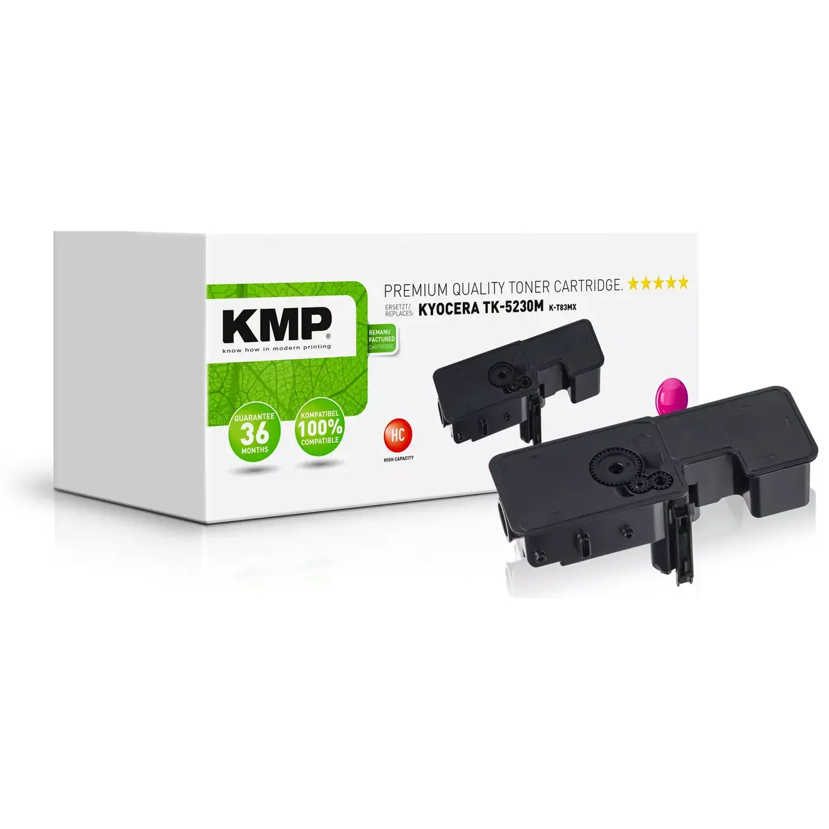 KMP saderīgs purpursarkans tonera kasetne K-T83MX