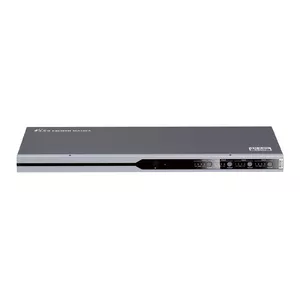 Video slēdzis TECHLY IDATA-HDMI2-MX414 — HDMI, 2 ieejas, 4 izejas, 4K (3840x2160) @60Hz, 20W, sudraba/melnā