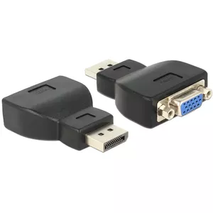 DeLOCK 65567 cable, DisplayPort to VGA, black