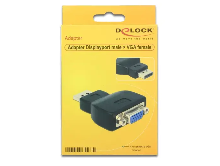 DeLOCK 65567 DisplayPort uz VGA kabelis Photo 2