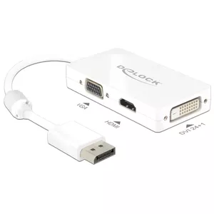Kabelis DeLOCK 0.16m DisplayPort VGA HDMI DVI-D